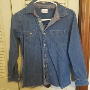 Hanna Anderson Denim Button Up